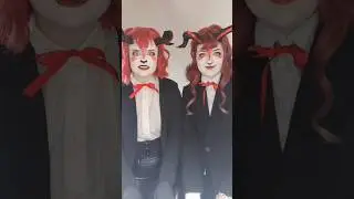 Razzle Dazzle cosplay w @/ninbeaa 🐐#razzledazzle #hazbinhotel #hazbinhotelcosplay #cosplay #comiccon