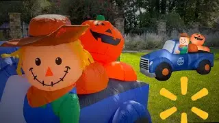 2021: Gemmy Airblown Inflatable Harvest Scarecrow Truck Review [4K]
