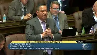 Rep. Alex Ybarra speaks against bill restricting constitutionally protected gun rights, HB 1240