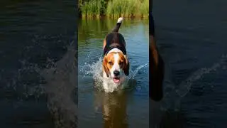 Dog jumping in Ponds #cute, #trending