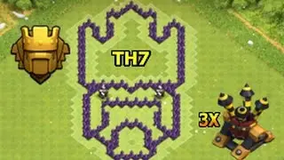 Clash Of Clans Town Hall 7 Defense (Coc th7)Best Titan Base 2017