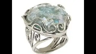 Noa Zuman Jewelry Designs TrilliantCut Roman Glass Ring