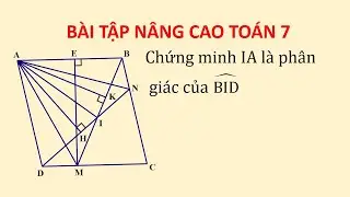 Toán 7 nâng cao: Chứng minh IA là phân giác của góc BID.