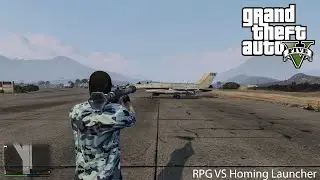 GTA 5 Online RPG VS Homing Launcher #Shorts