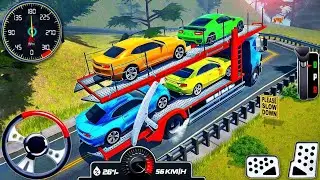 Car Transporter Truck Driving Simulator - Cargo Transport Multistory Vehicle - Android GamePlay