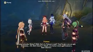 Paimon gives Itto an ugly nickname