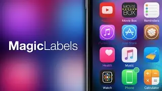 iOS 9 Cydia Tweaks: MagicLabels - Fully Customize Icon Label Colors