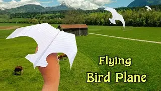 how to make notebook bird plane, paper bird airplane, notebook plane making, new eagle plane