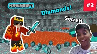 SECRET DIAMOND CAVE IN MINECRAFT! || MINECRAFT KINGDOM #3 || 