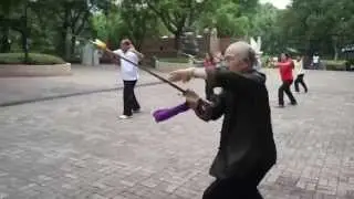 師父 馬偉煥 楊式太極刀 九龍公園團練 20110925
