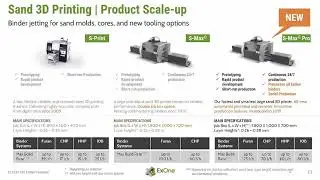 Modernizing 3D Sand Core Production With Inorganic Binder