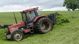 Cumbrian Silage - On the Pit Buckraking with Case International 956XL - Silage 2019 - SOUND!