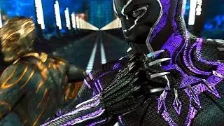Black Panther vs Killmonger - Fight Scene  - Black Panther (2018) Movie Clip HD