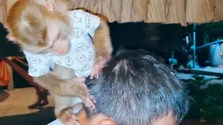 Sam boy takes care of Grandpa, his own way