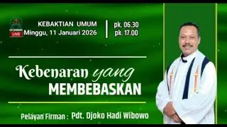 IBADAH MINGGU SORE GKI JOMBANG, 11 JANUARI 2026