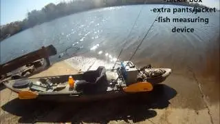 Ascend FS12T Kayak - my fishing setup
