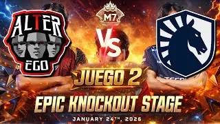 ALTER EGO VS TEAM LIQUID🔥 JUEGO 2 | PELEA DE GALLOS! M7 SOLO UNO LLEGARA A LA FINAL!