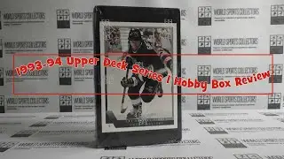 1993-94 Upper Deck Series 1 Hobby Box Review + Rewards Teams May 2020 (English Subtitles)