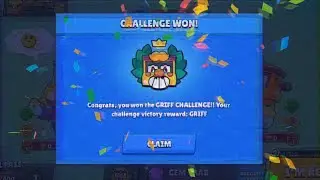 I won the 15 win Griff Challenge...