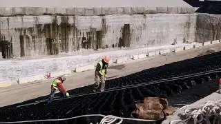 Aggregate Filled GEOWEB&reg; Geocells Slope Stabilization System