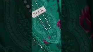 BRAND&hellip;.ANEELA&rsquo;SUnstitch ReplicaFABRICLAWN Suit With CHIFFON Trouser WORK 9MM SEQUENCE *
