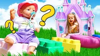 Where is the baby doll? Maya saves her baby born doll from the dragon's castle.