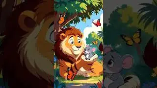 शेर और चूहा #shorts #shortvideo #shortsfeed | Cartoon Connect TV