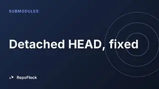 Fix a detached HEAD submodule in one click — RepoFlock