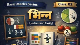 Basic Maths Series | Class 02 | भिन्न (Fractions) | Easy & Concept Based By Sumit Sir
