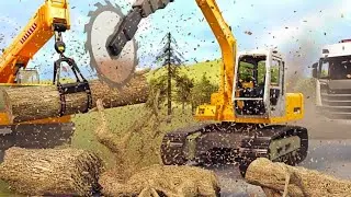 New City Road Construction Simulator Game 3D - Real Drive JCB & Truck Unloading Game 2025- Part #60