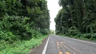 Cycling | 阿見町道112号線 | 4K | August 2024 | 字幕あり