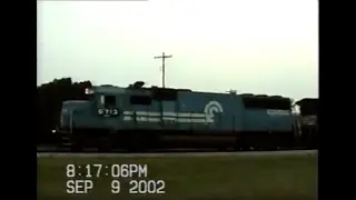 Norfolk Southern D45 at E. Peoria/Carlock, IL - Sep. 9, 2002