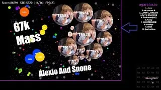 AGAR.IO | 67K Mass #First video Channel