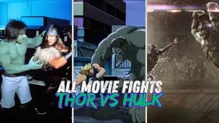 Thor VS Hulk - All Movie Fights (1988-2017)