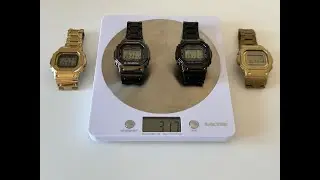#083 G-Shock Full-Metal Weight Gate #SquareWeightGate Weight Differential between models