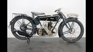 Z&uuml;ndapp EM249 1927 249cc 1 cyl ts - start up - 4K