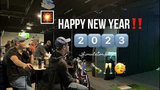 Happy New Year 2023 Golf Simulator Day‼️ &bull; Golf Game Golfzon &bull; Episode 6 🍾🥂🥳 &bull;