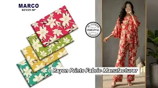 Rayon Prints Fabric with 58*width huge varieties available.