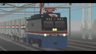 ROBLOX Railfanning at Princeton Junction, NJ S50E01: Amtrak Fast Mail Express