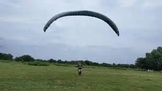 My first take off on foot launch
