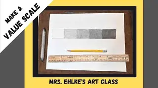 Make a VALUE SCALE