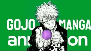 Gojo green screen manga animation 🔥| for editing | free animations |