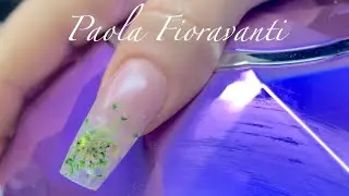 Nail art fiori secchi in struttura!💅🏼🌸#nailart #paolafioravanti #tutorial