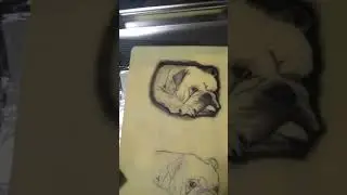 My first try at realism on fake skin using the CNC Q1 & Allegory Blak ink.
