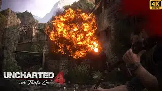 UNCHARTED 4 - Chapter 20: No Escape (Full Mission) 4K 60FPS No Commentary
