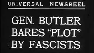 The Business Plot,  Smedley D  Butler 1933