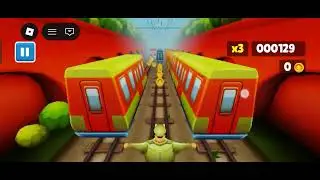 Main subway surfes di Roblox cek