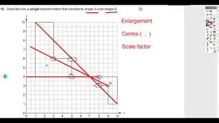 Enlargement negative fractional scale factor