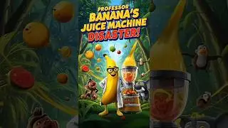 Professor Banana Juice Machine 🍌 #shorts #story