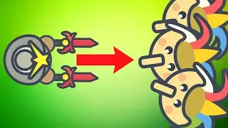 MooMoo.io... but I use daggers